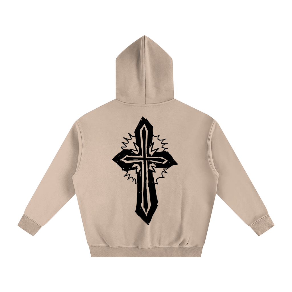 wwjd premium cross back graphic hoodie