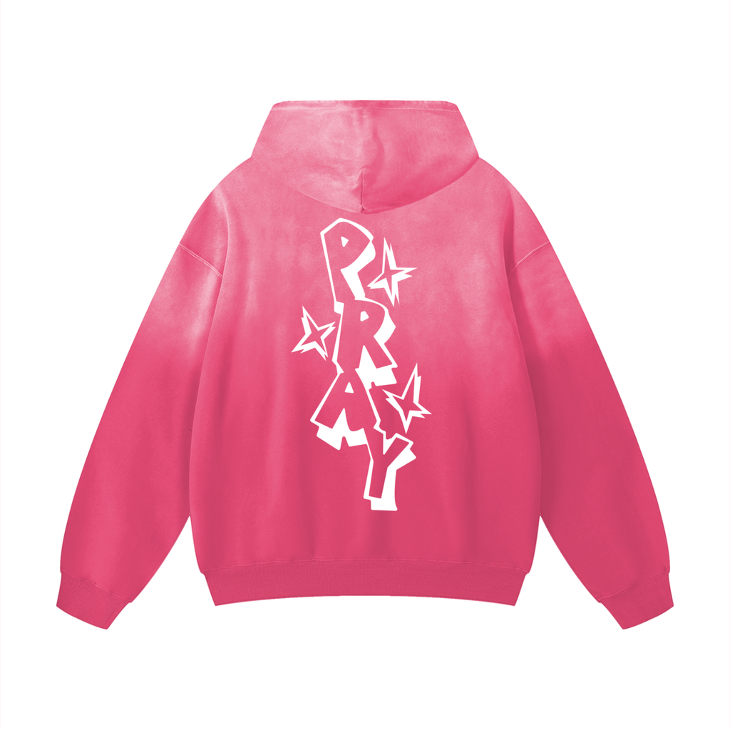 Premium Sunfade "P.R.A.Y." Hoodie