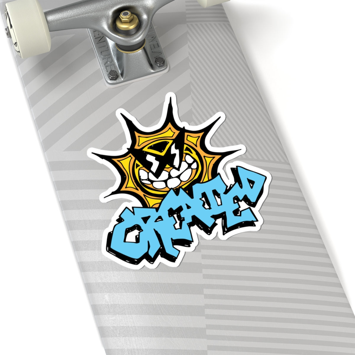 "created" sun sticker