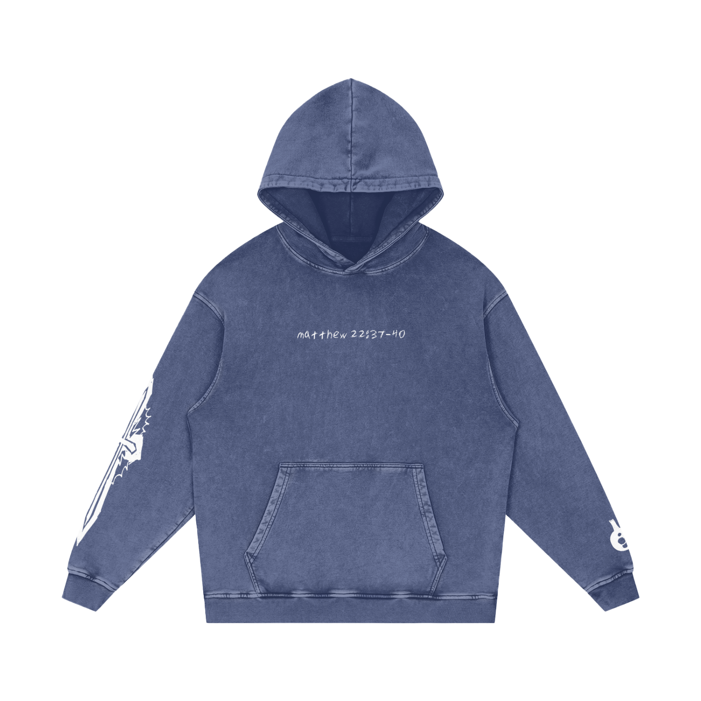 Snow Washed Love God Love Others Hoodie
