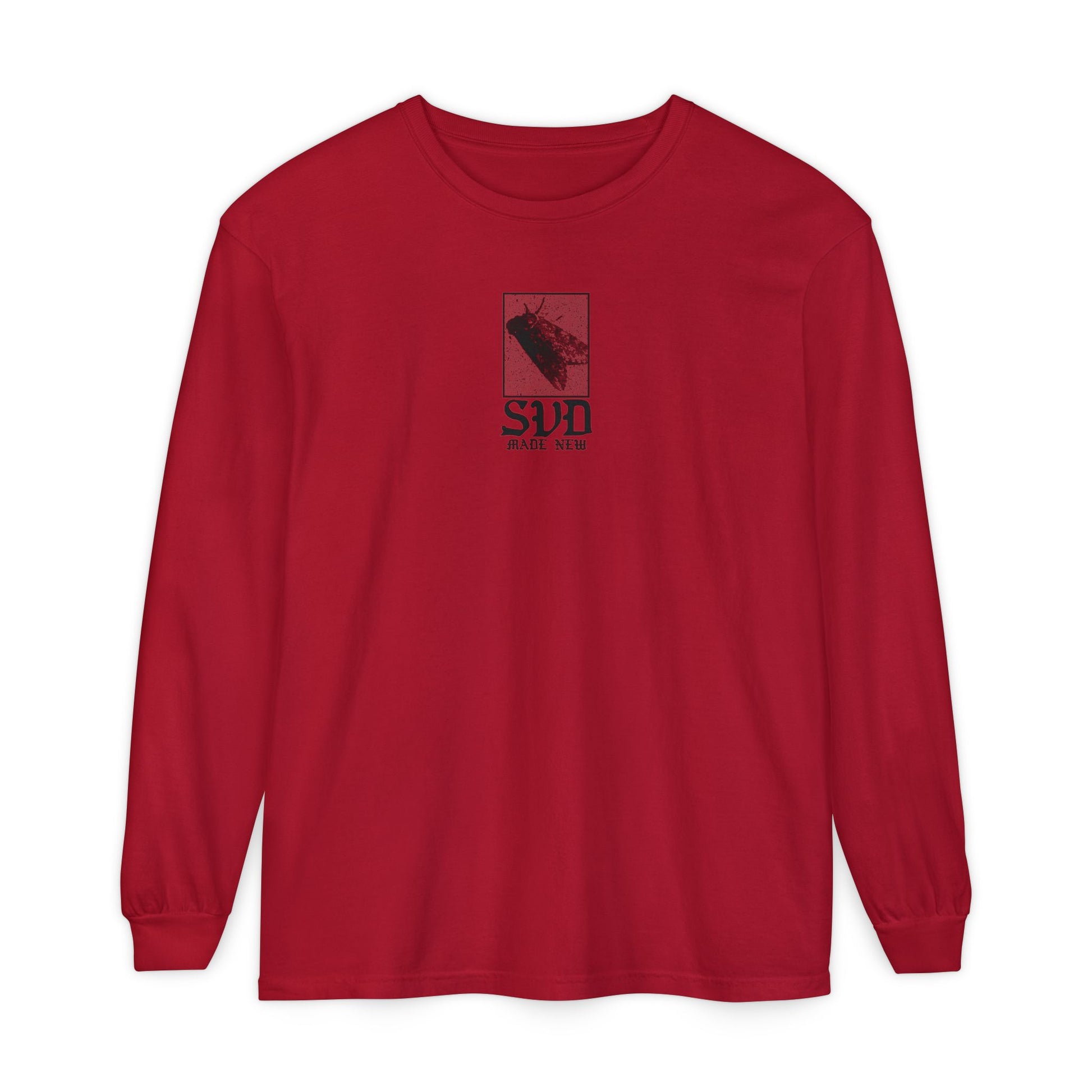 "made new" moth long sleeve tee