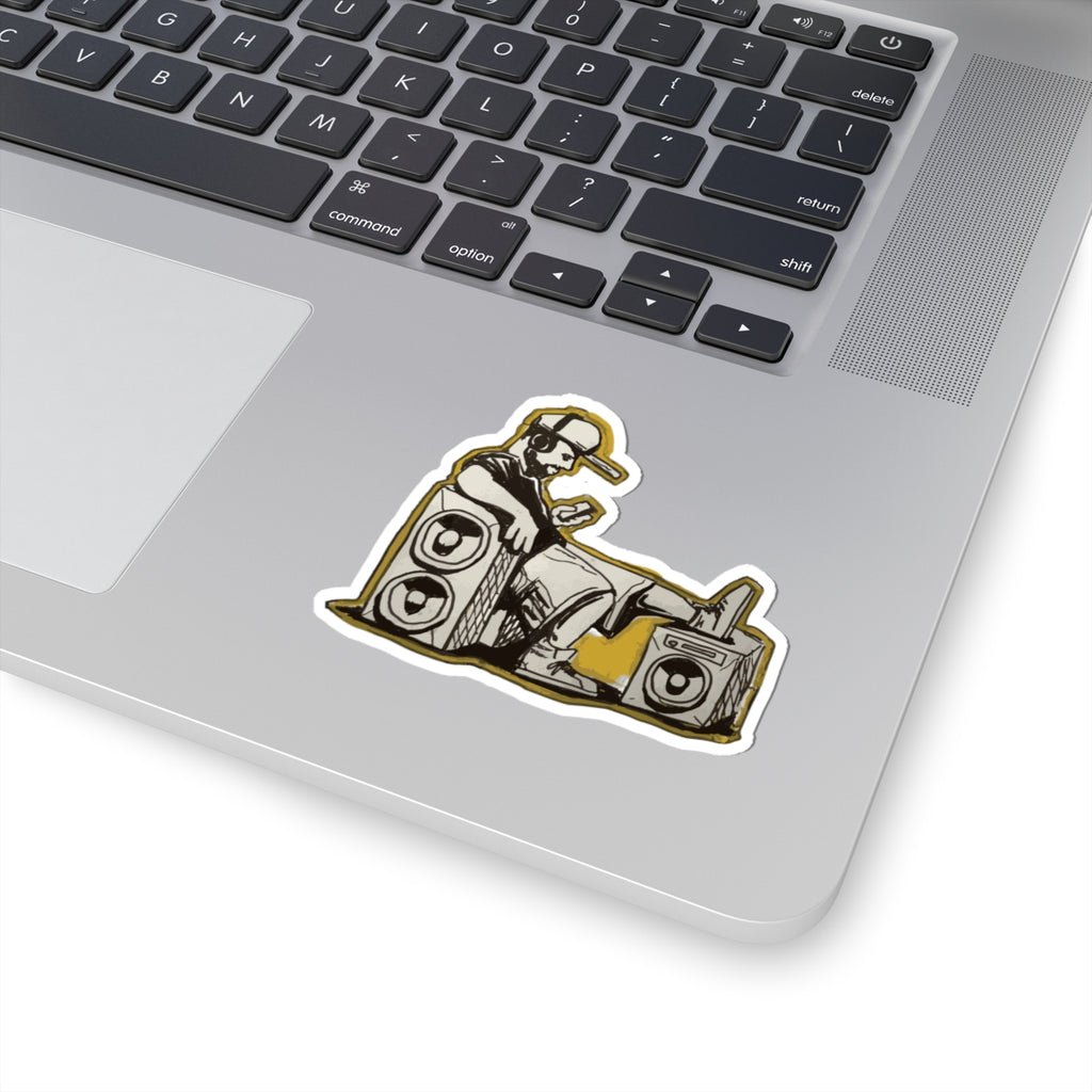 Hip-hop speakers sticker