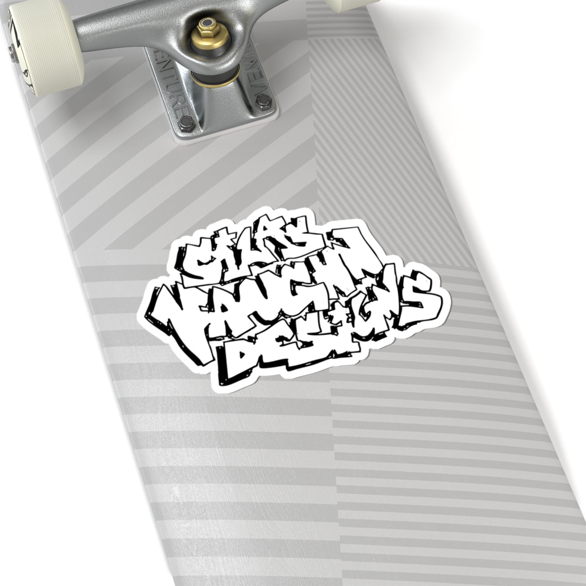 silas vaughn designs block logo sticker