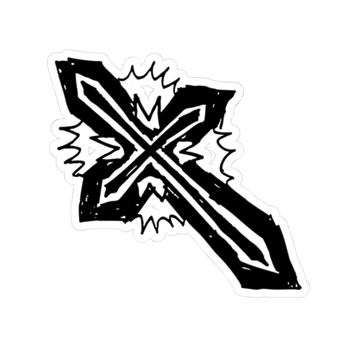 cross sticker