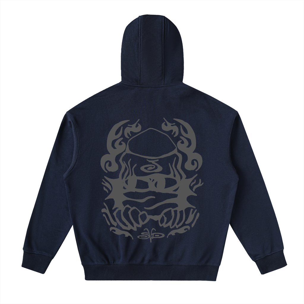 Mysterious Creature Zip Up Hoodie
