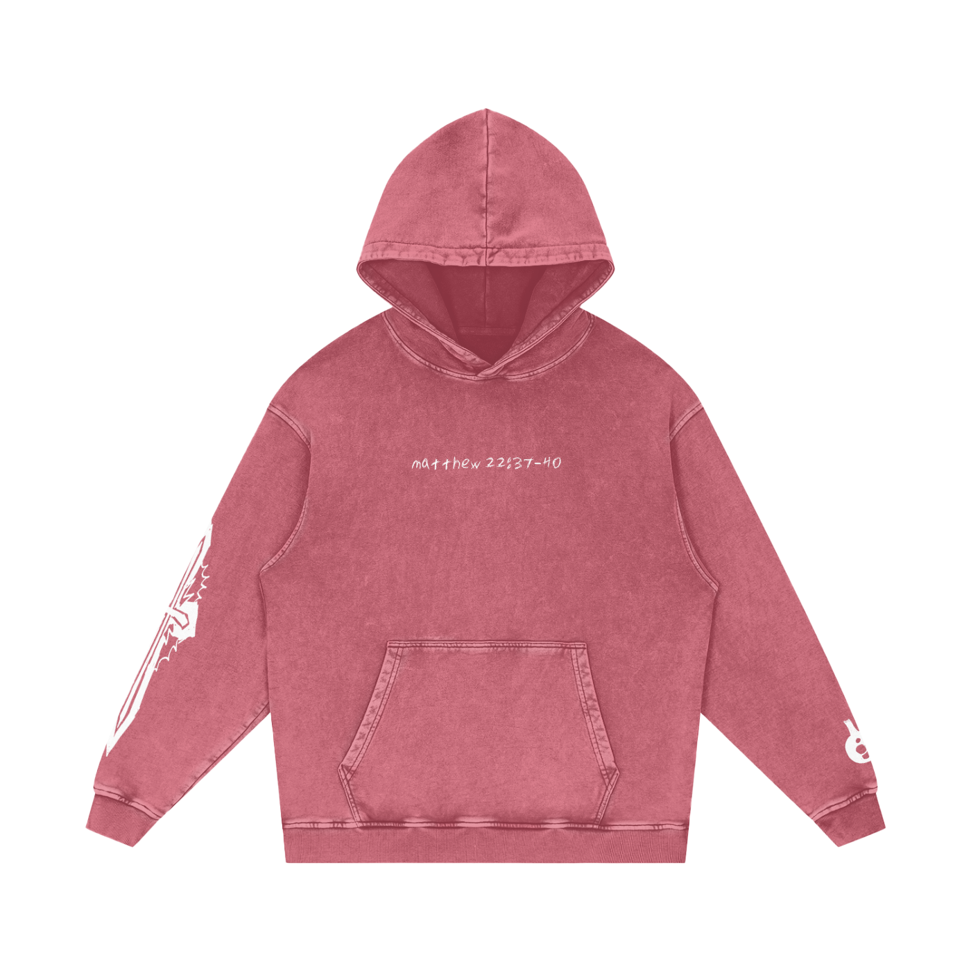 Snow Washed Love God Love Others Hoodie