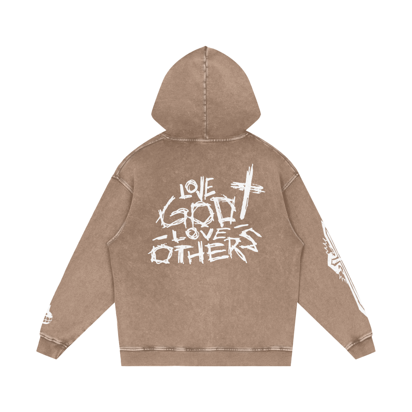 Snow Washed Love God Love Others Hoodie