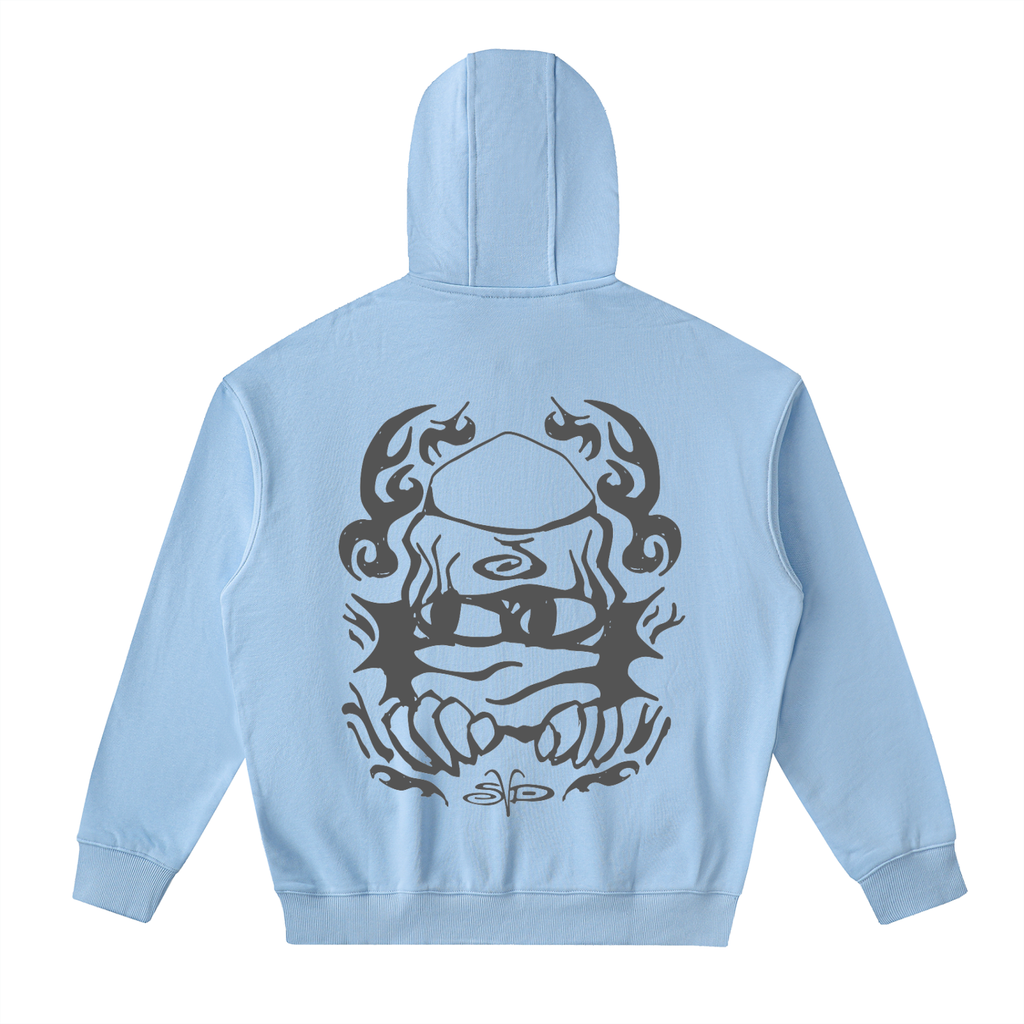 Mysterious Creature Zip Up Hoodie