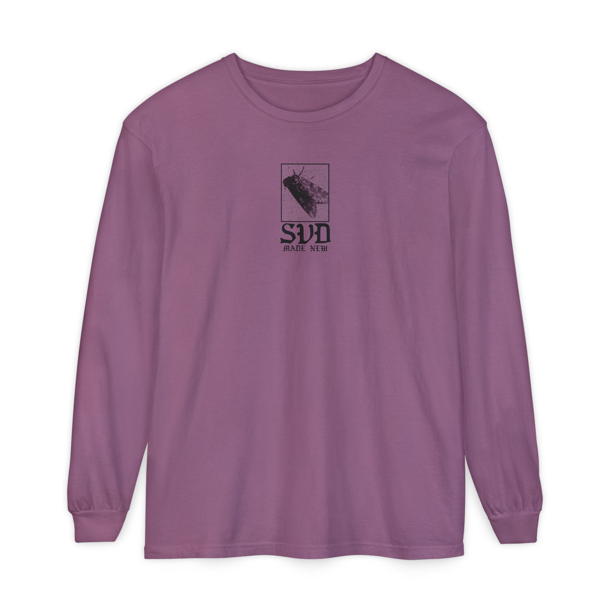 "made new" moth long sleeve tee