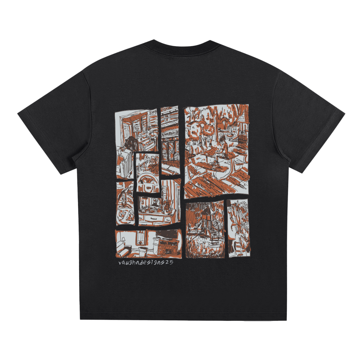 premium eyeball panels tee