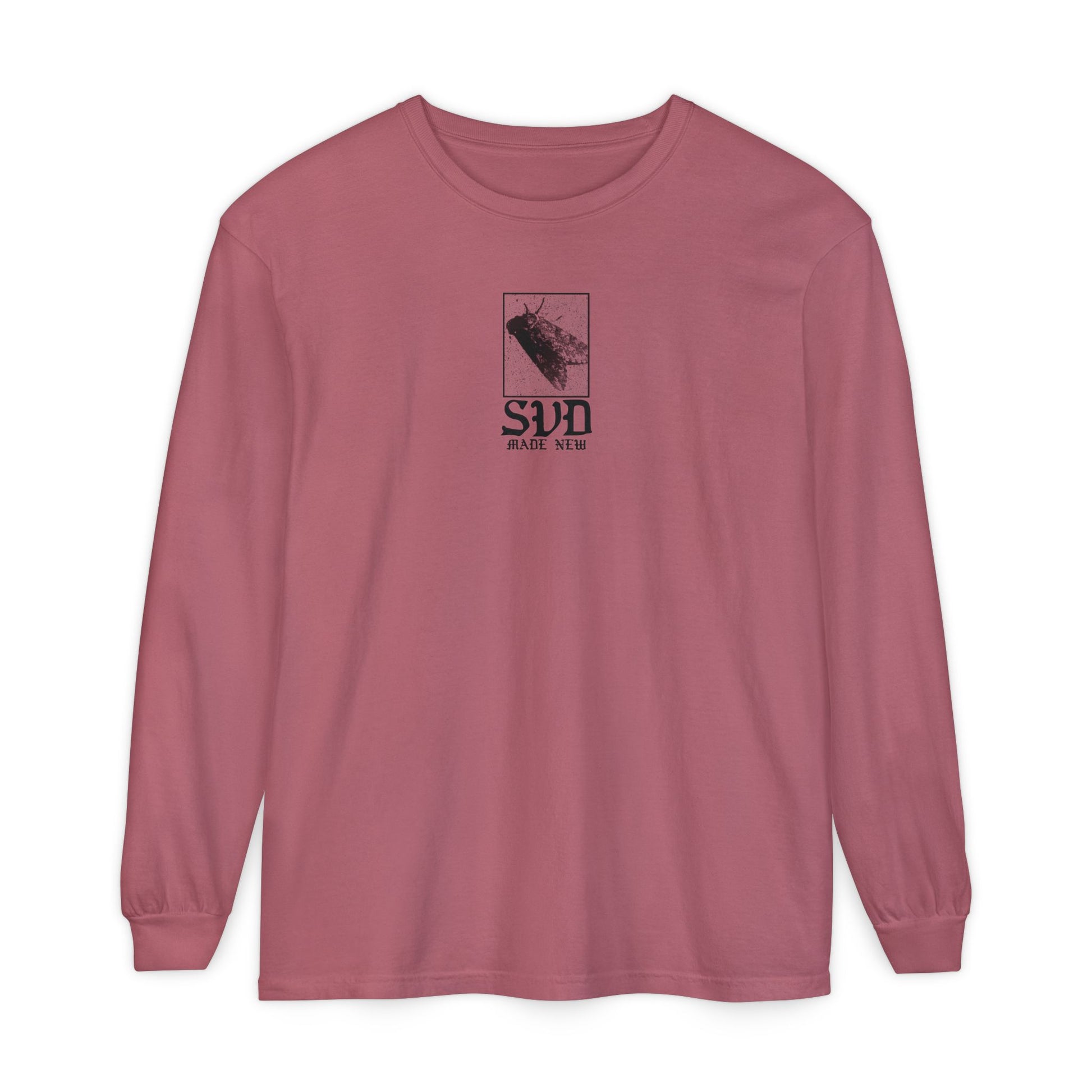 "made new" moth long sleeve tee