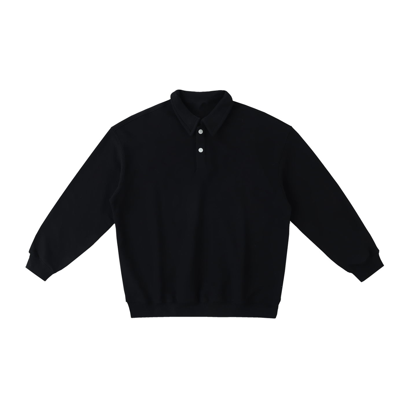 Fisheye collared sweatshirt