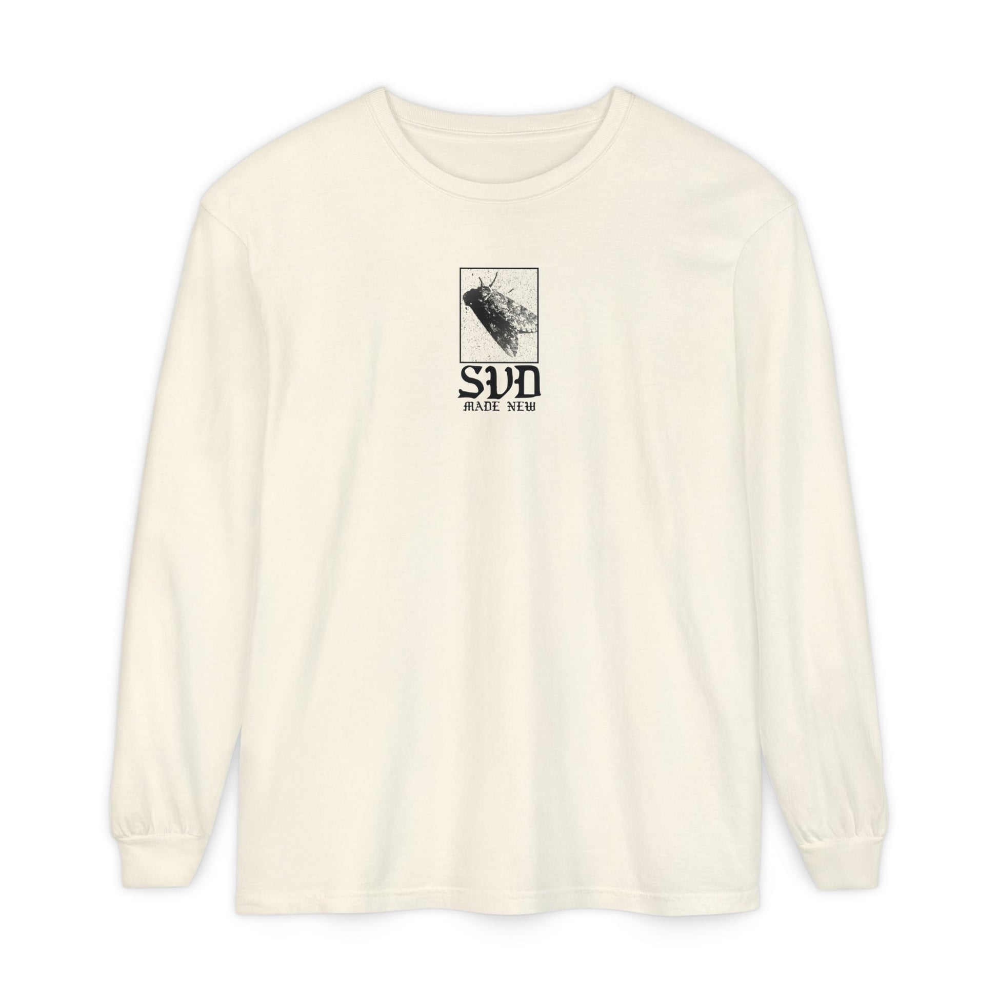 "made new" moth long sleeve tee