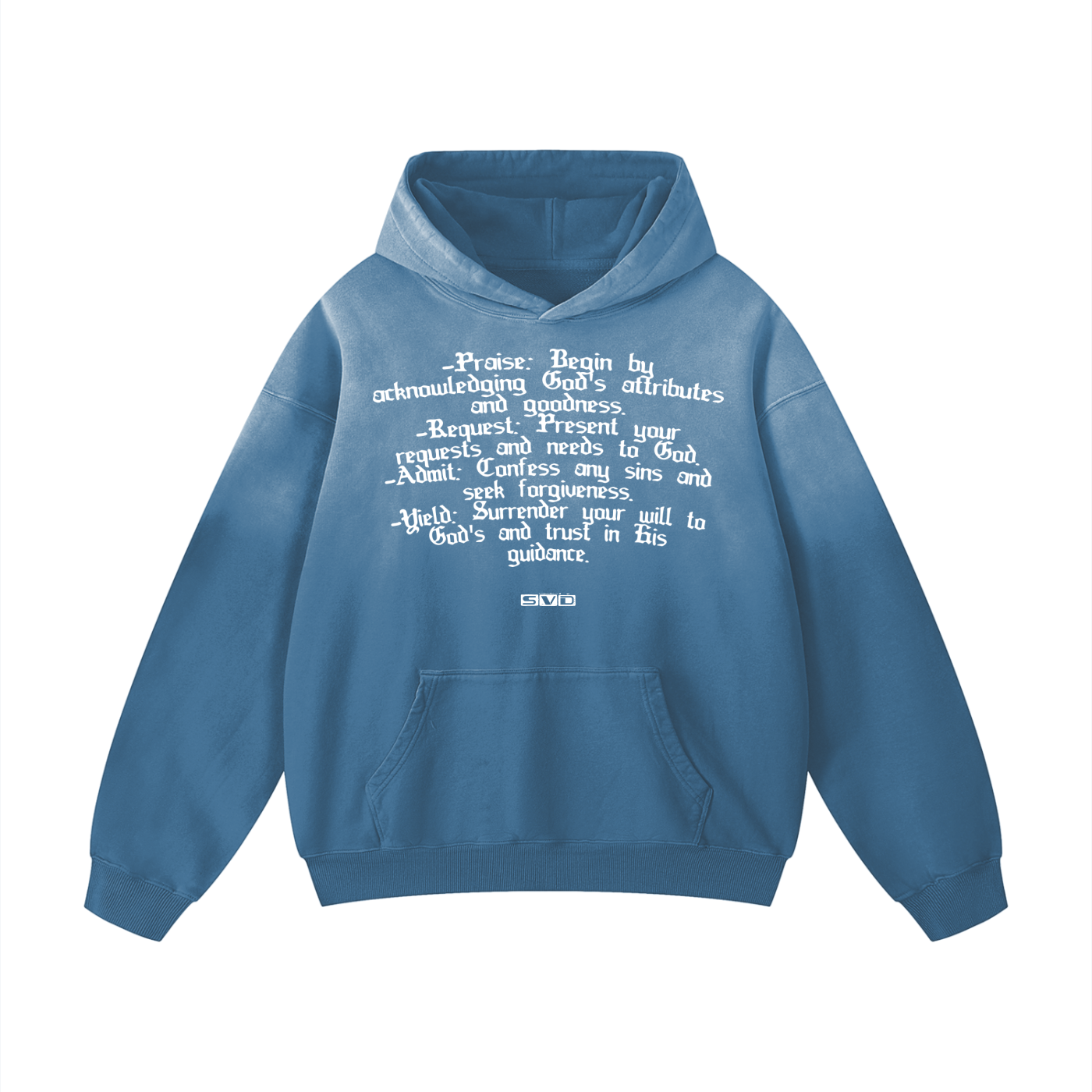 Premium Sunfade "P.R.A.Y." Hoodie