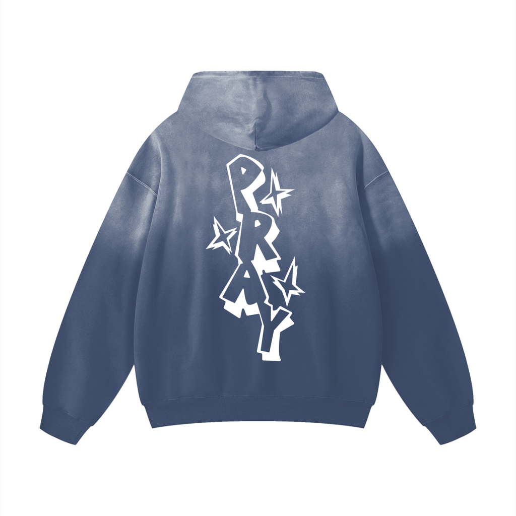 Premium Sunfade "P.R.A.Y." Hoodie