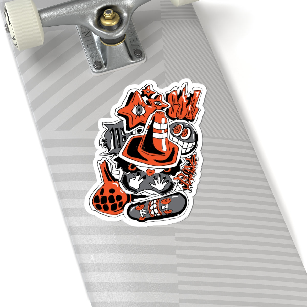 Traffic Doodles XL Sticker