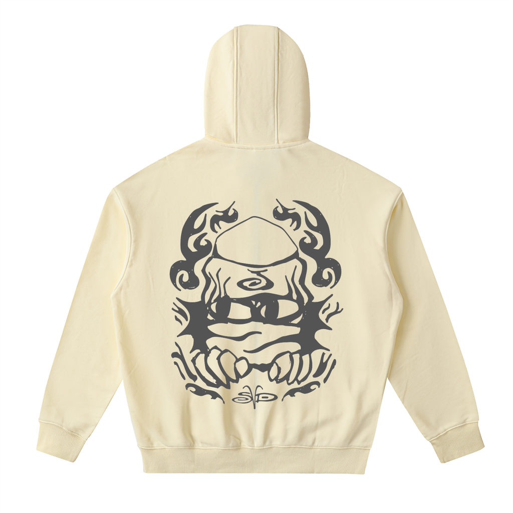 Mysterious Creature Zip Up Hoodie