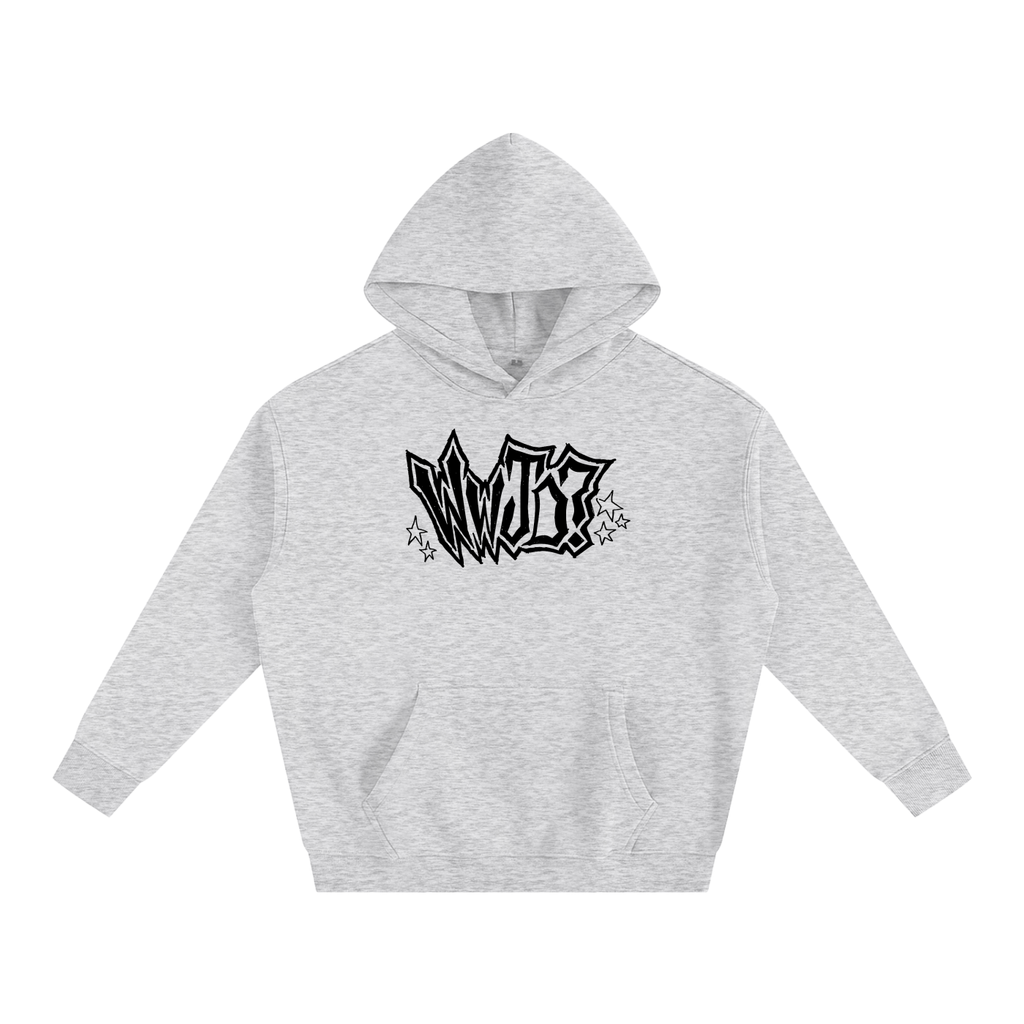 wwjd premium cross back graphic hoodie