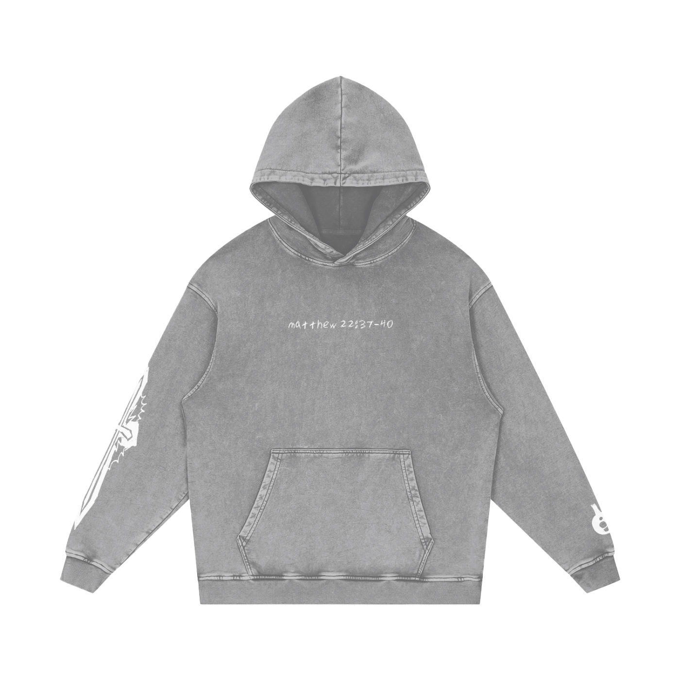 Snow Washed Love God Love Others Hoodie