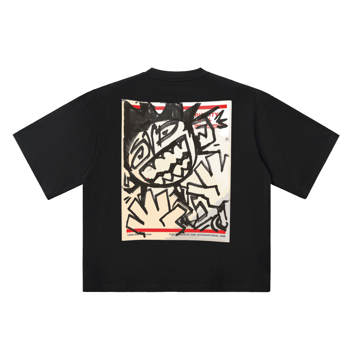 Von Postal Sticker Tee