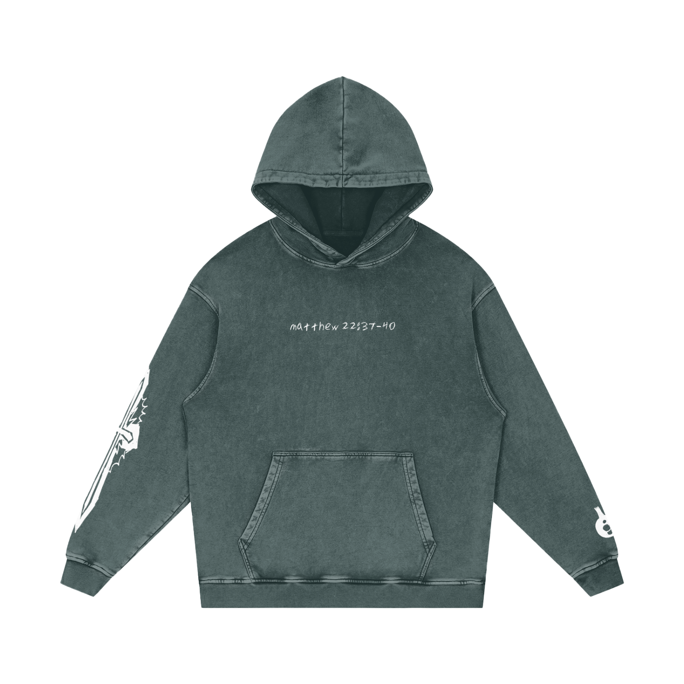 Snow Washed Love God Love Others Hoodie
