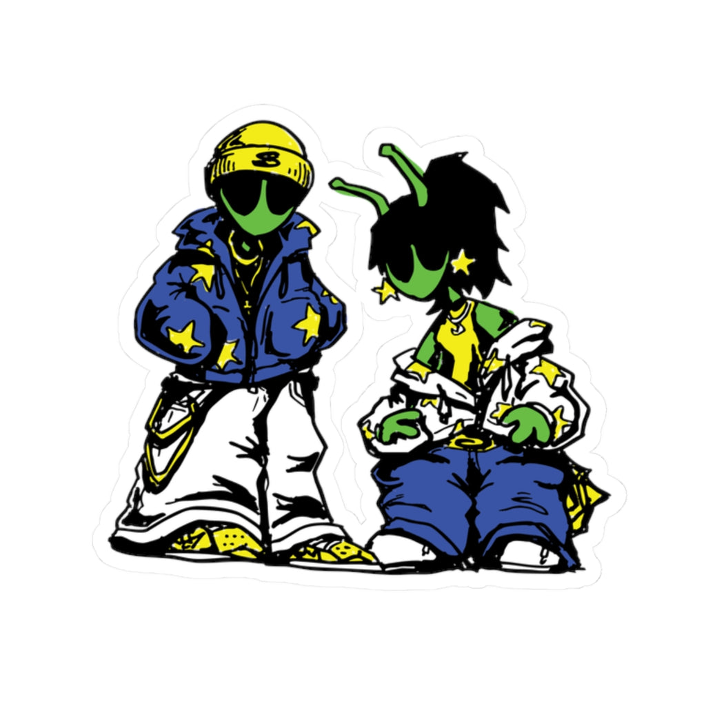 Streetwear Aliens Sticker