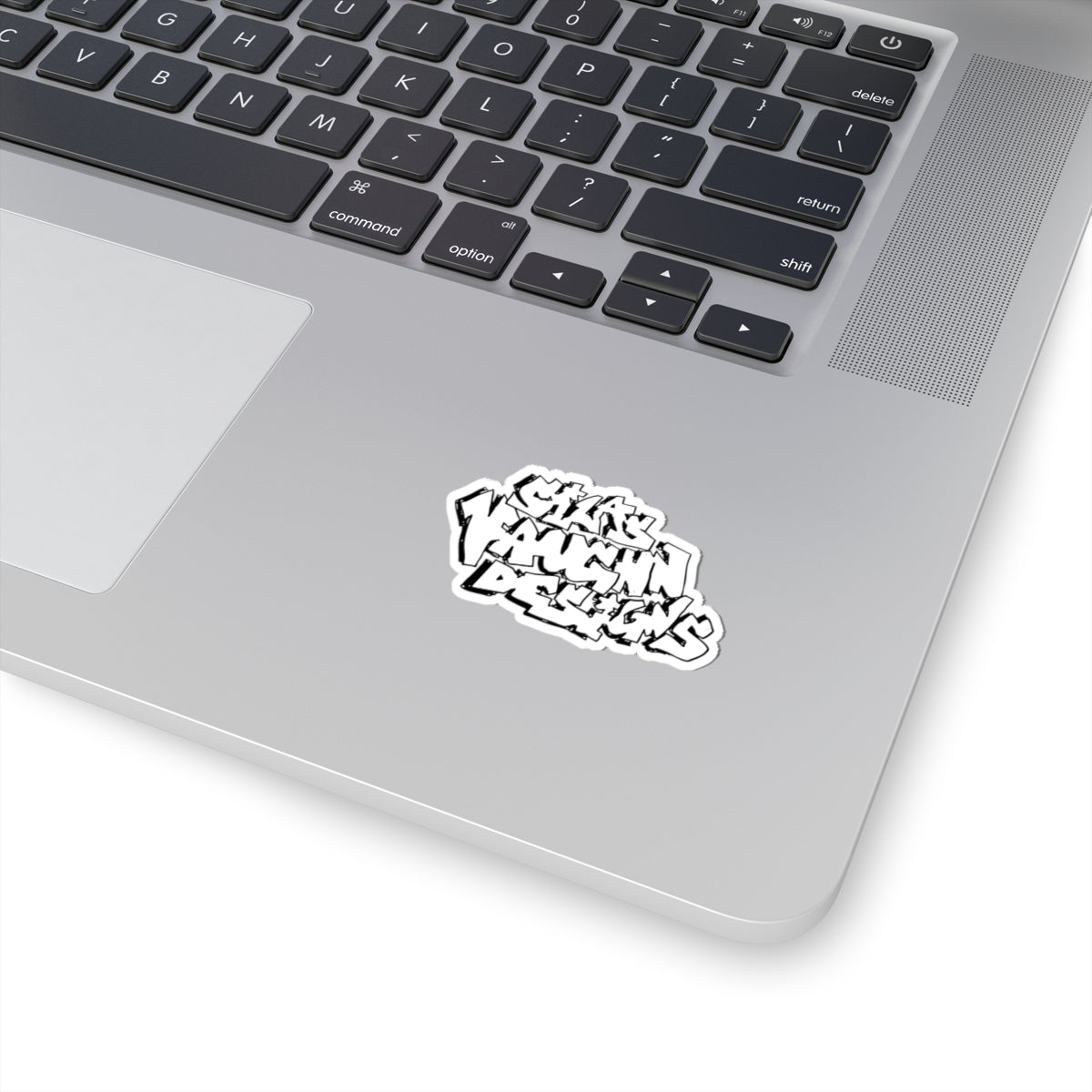 silas vaughn designs block logo sticker