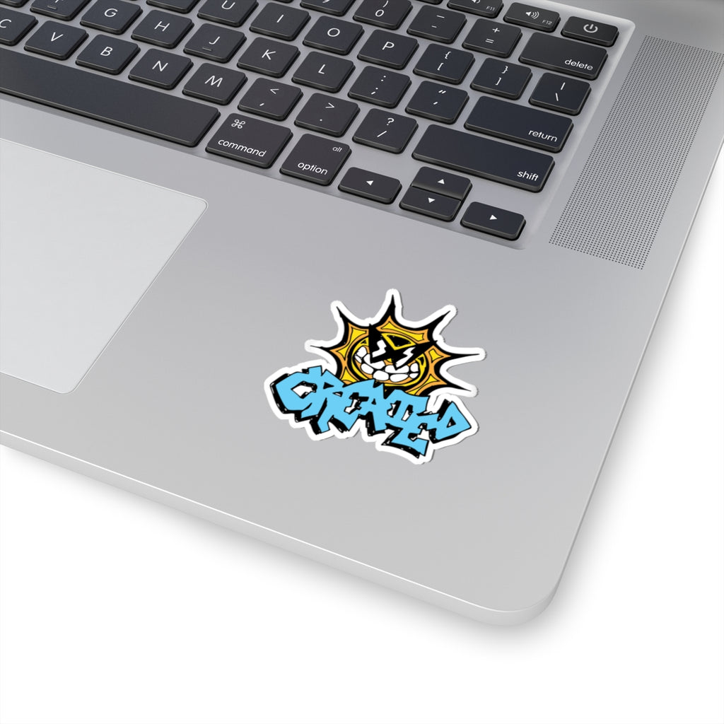 "created" sun sticker