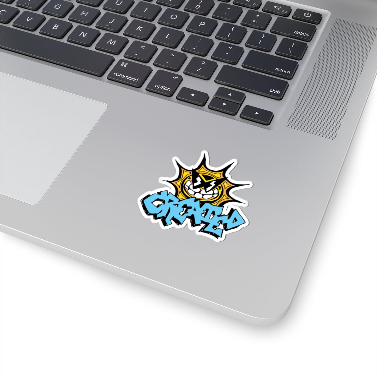 "created" sun sticker