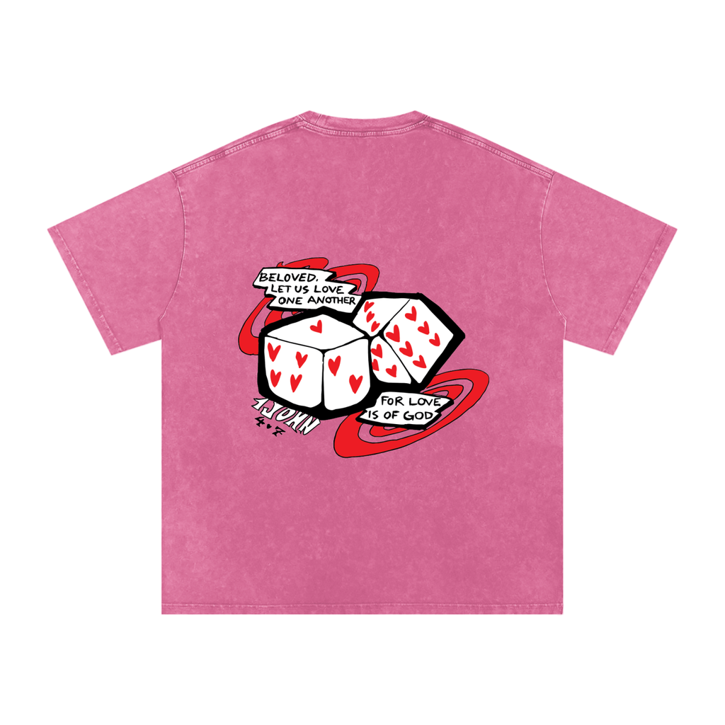 1 John 4:7 Dice Tee