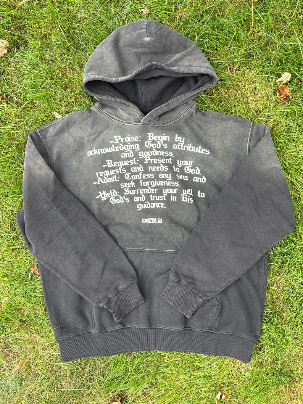 Premium Sunfade "P.R.A.Y." Hoodie
