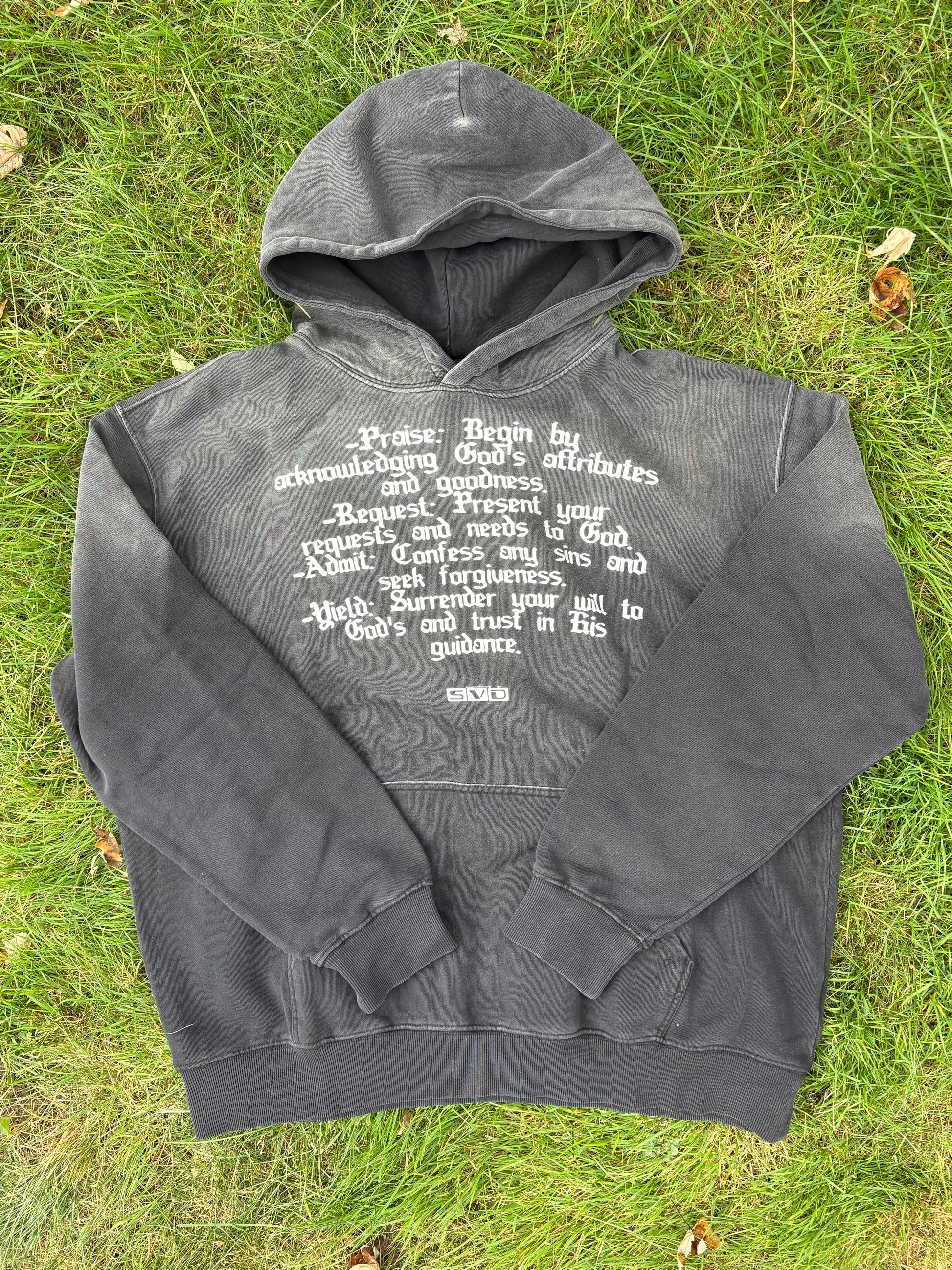 Premium Sunfade "P.R.A.Y." Hoodie