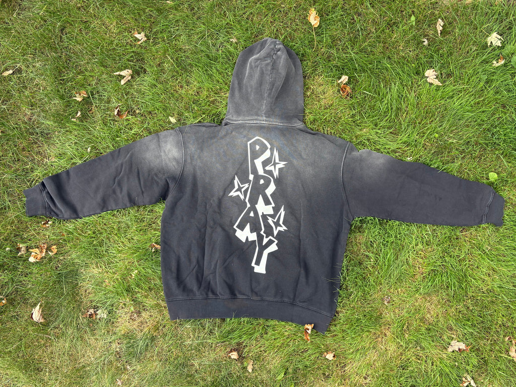Premium Sunfade "P.R.A.Y." Hoodie