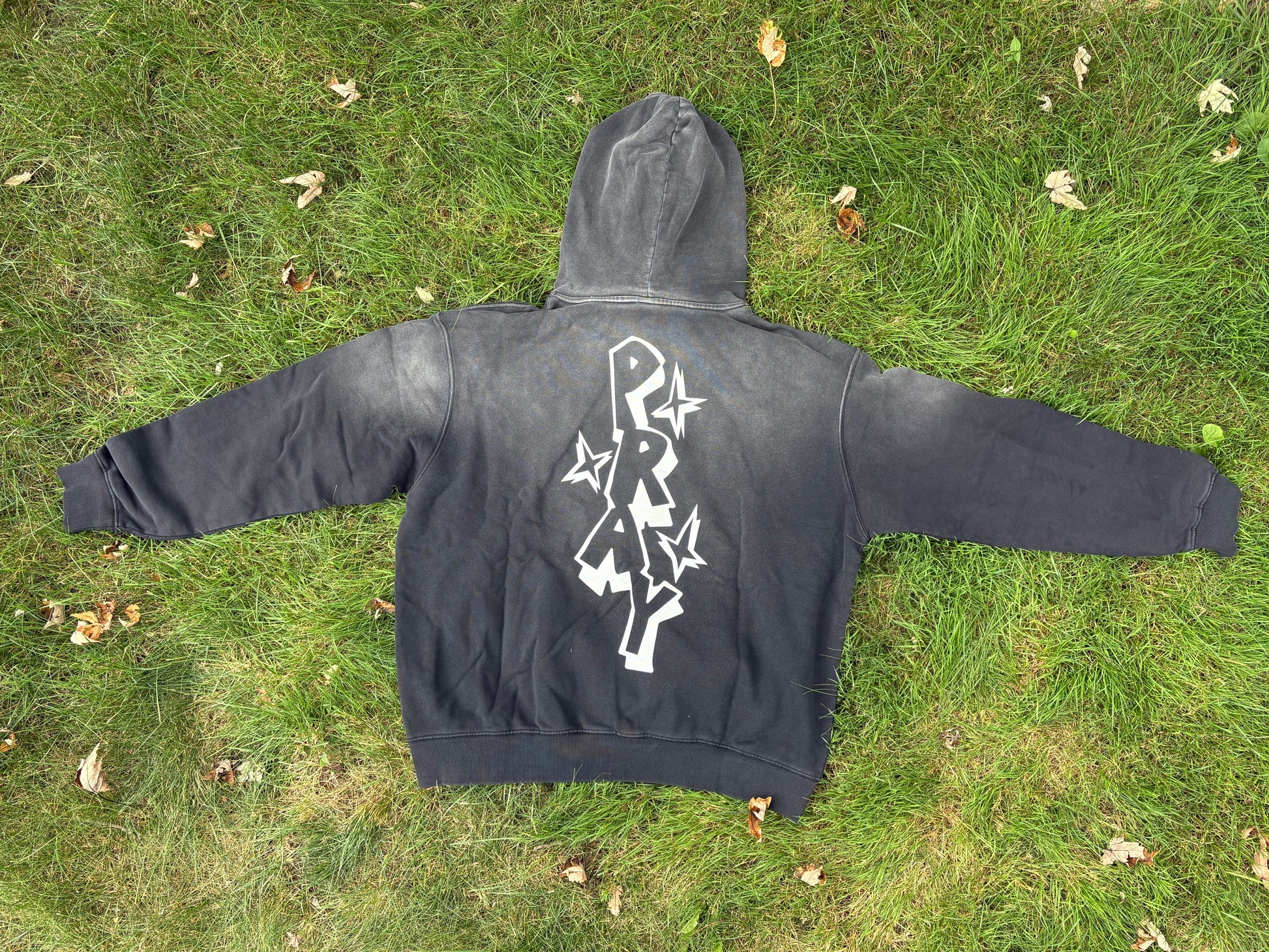 Premium Sunfade "P.R.A.Y." Hoodie