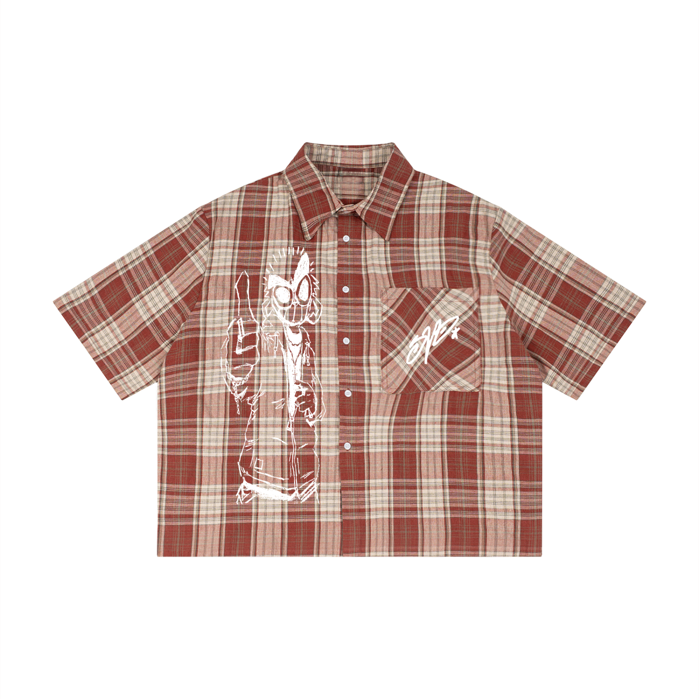 SVD Plaid Button-Up tee