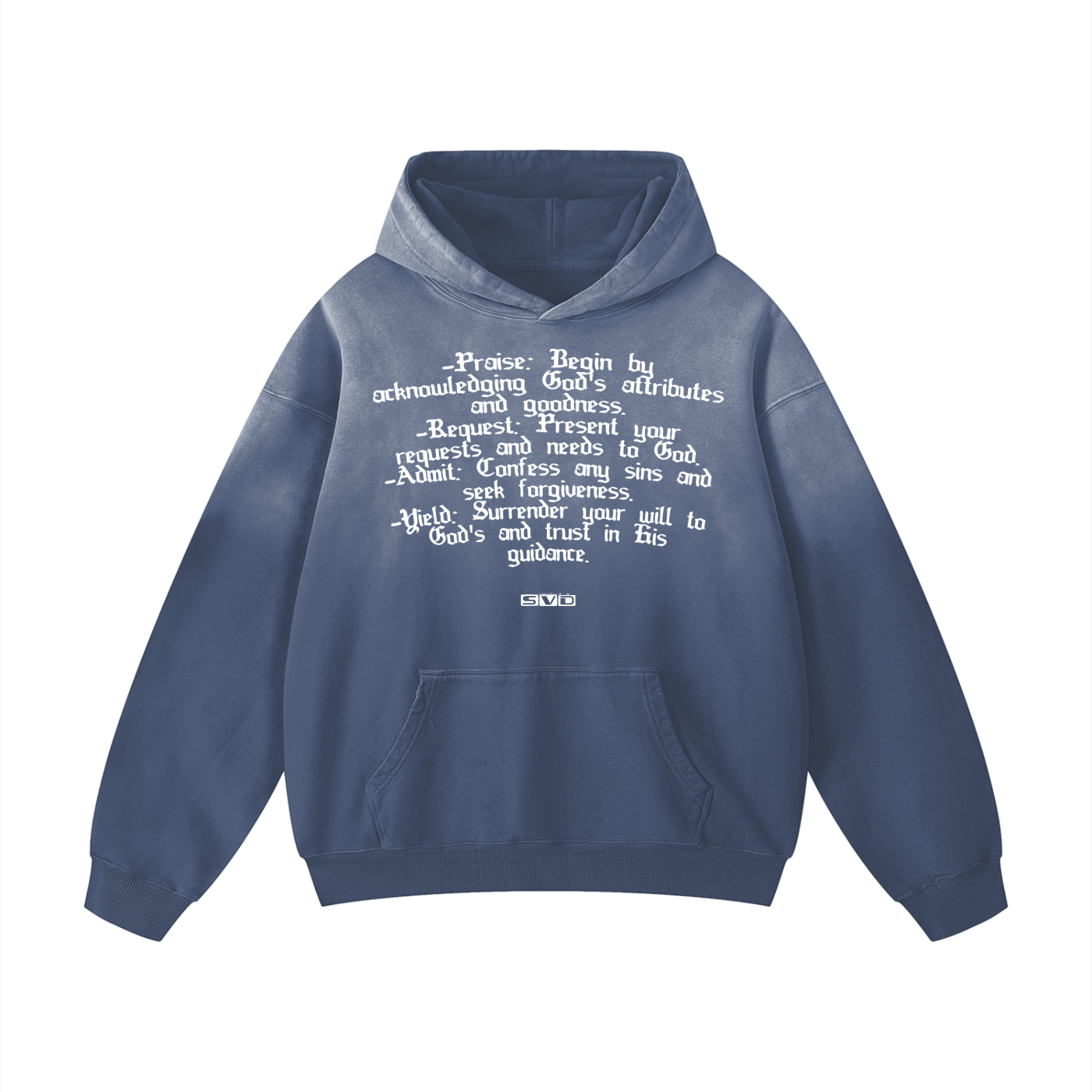 Premium Sunfade "P.R.A.Y." Hoodie