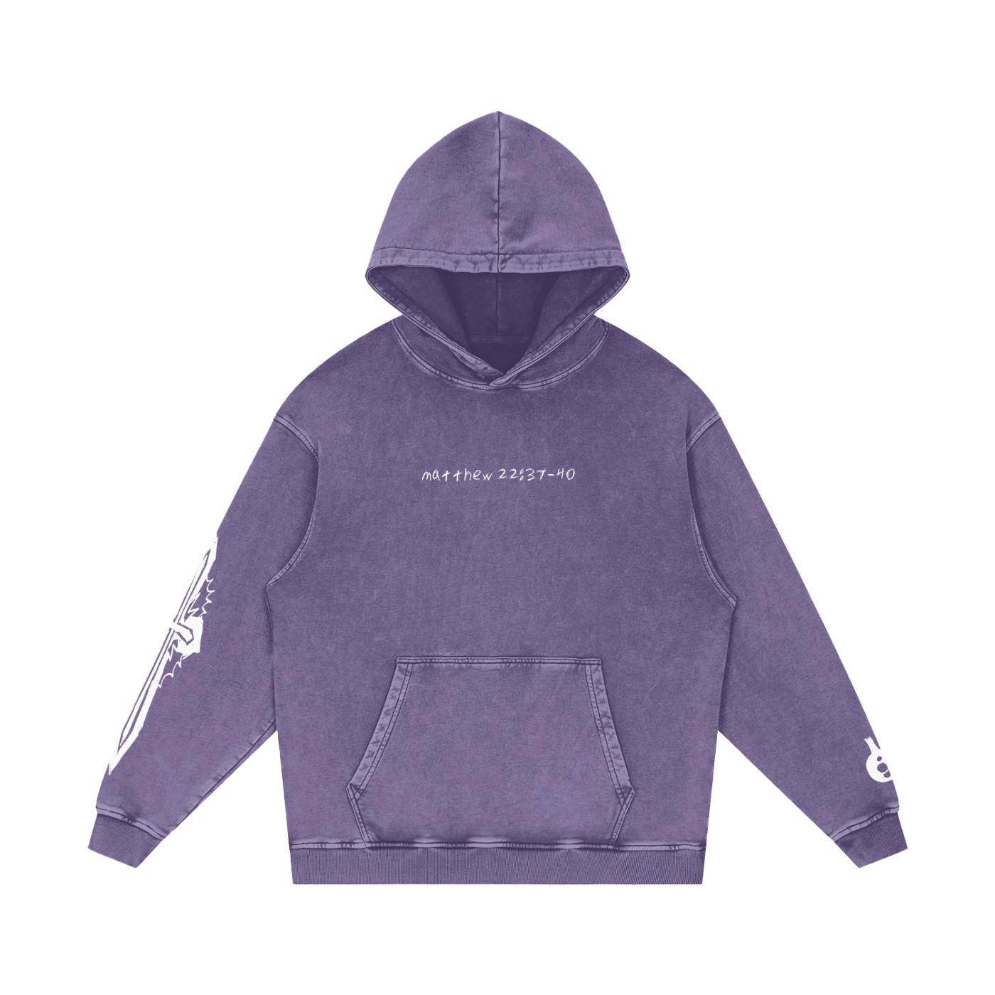 Snow Washed Love God Love Others Hoodie
