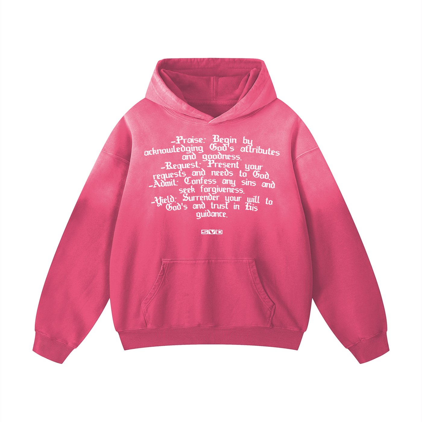 Premium Sunfade "P.R.A.Y." Hoodie