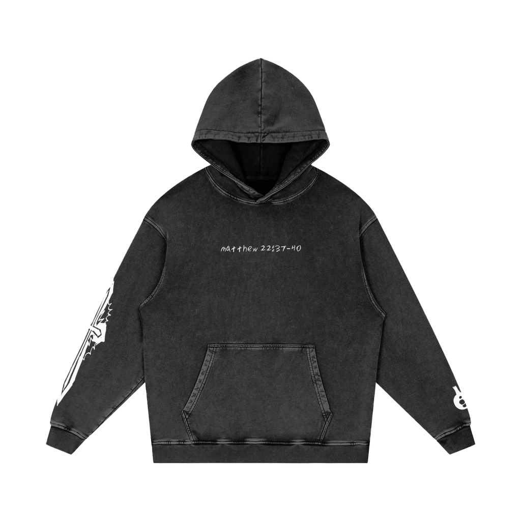 Snow Washed Love God Love Others Hoodie