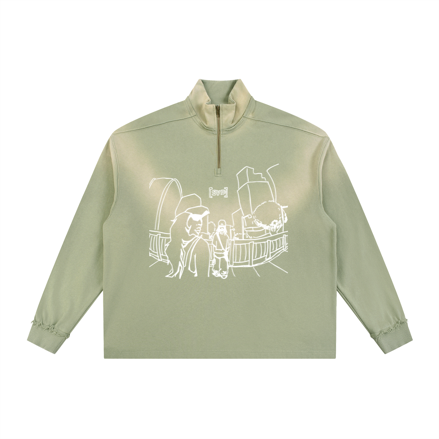 Cityscape Sunfade Quarter-Zip