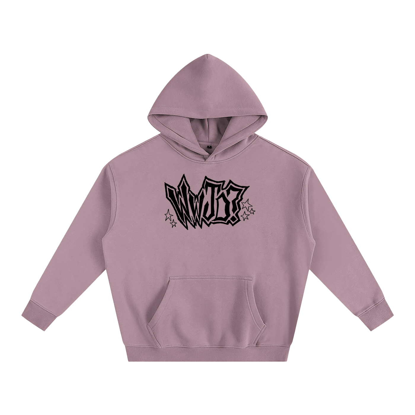 wwjd premium cross back graphic hoodie