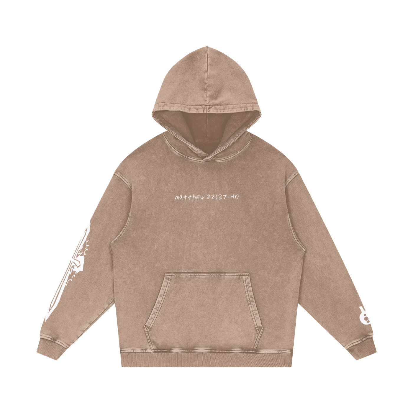 Snow Washed Love God Love Others Hoodie