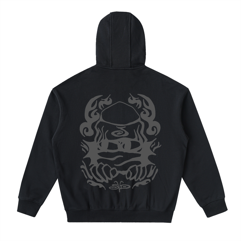 Mysterious Creature Zip Up Hoodie