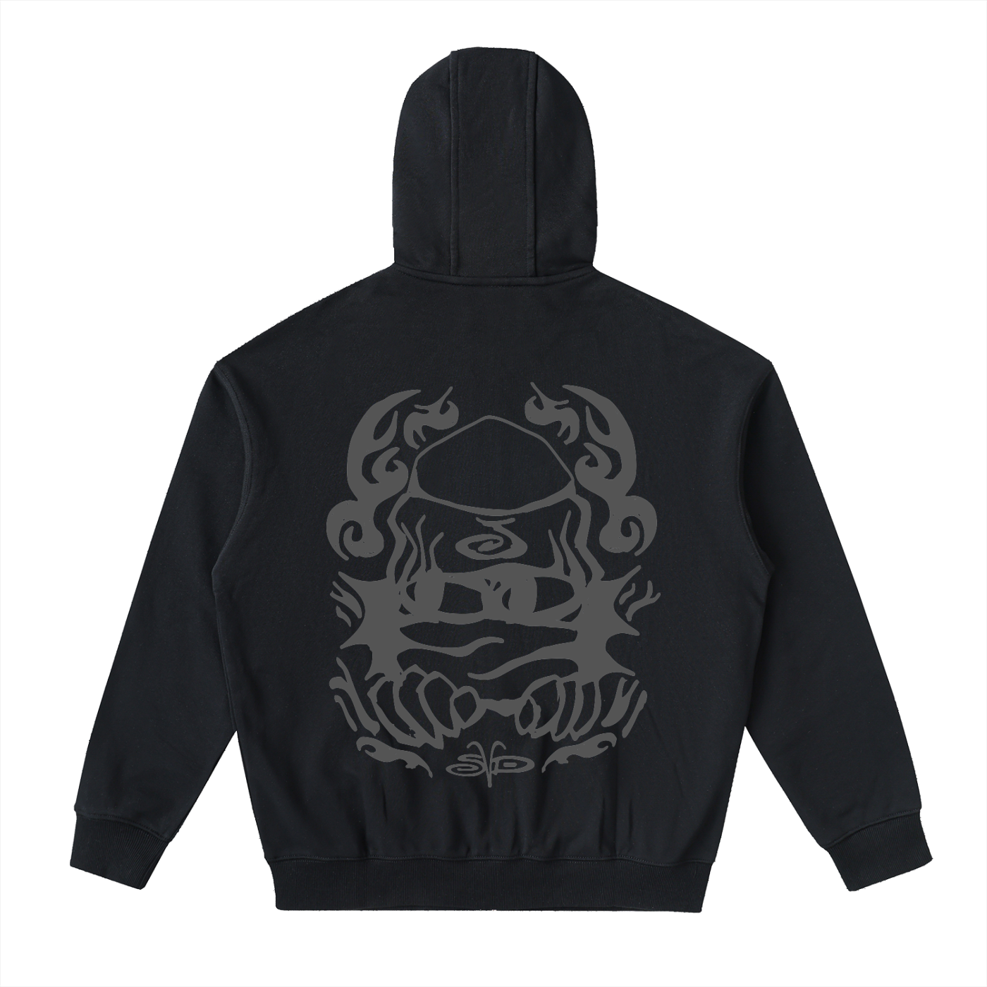 Mysterious Creature Zip Up Hoodie