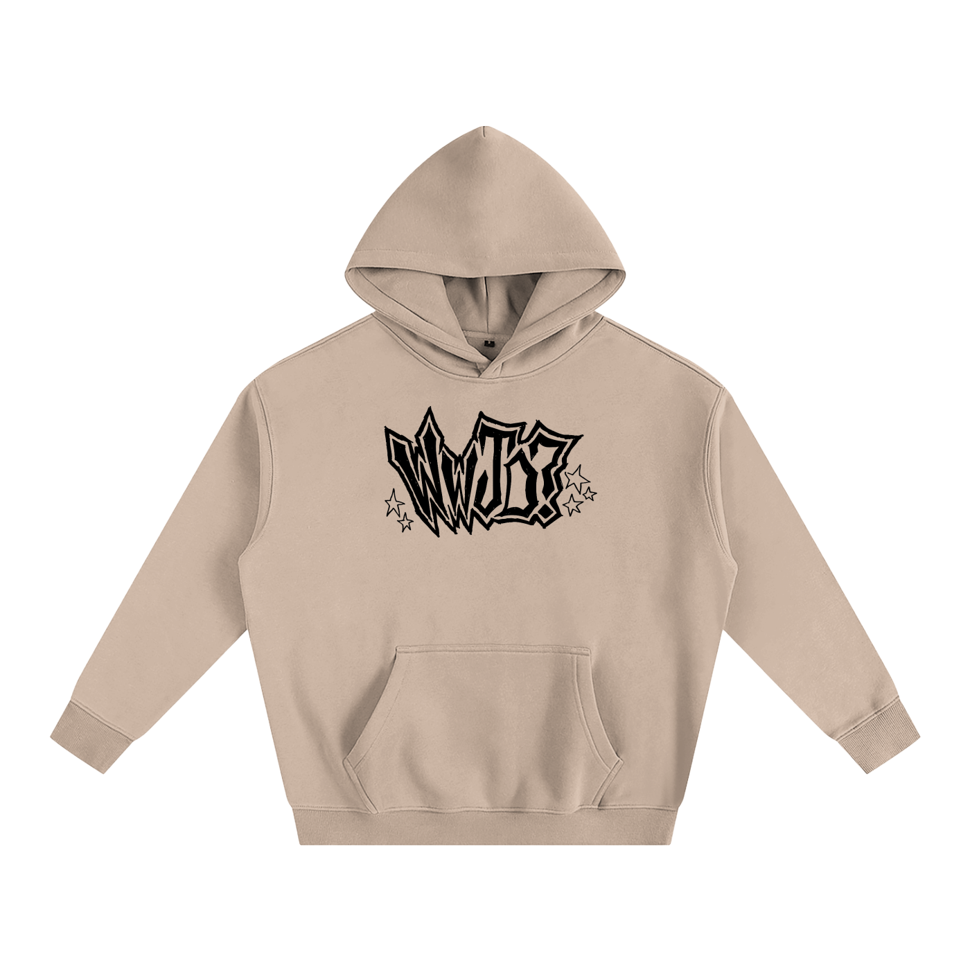 wwjd premium cross back graphic hoodie