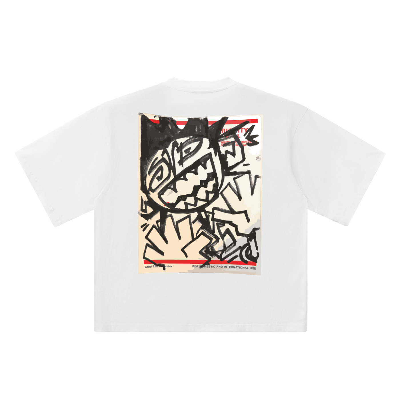 Von Postal Sticker Tee
