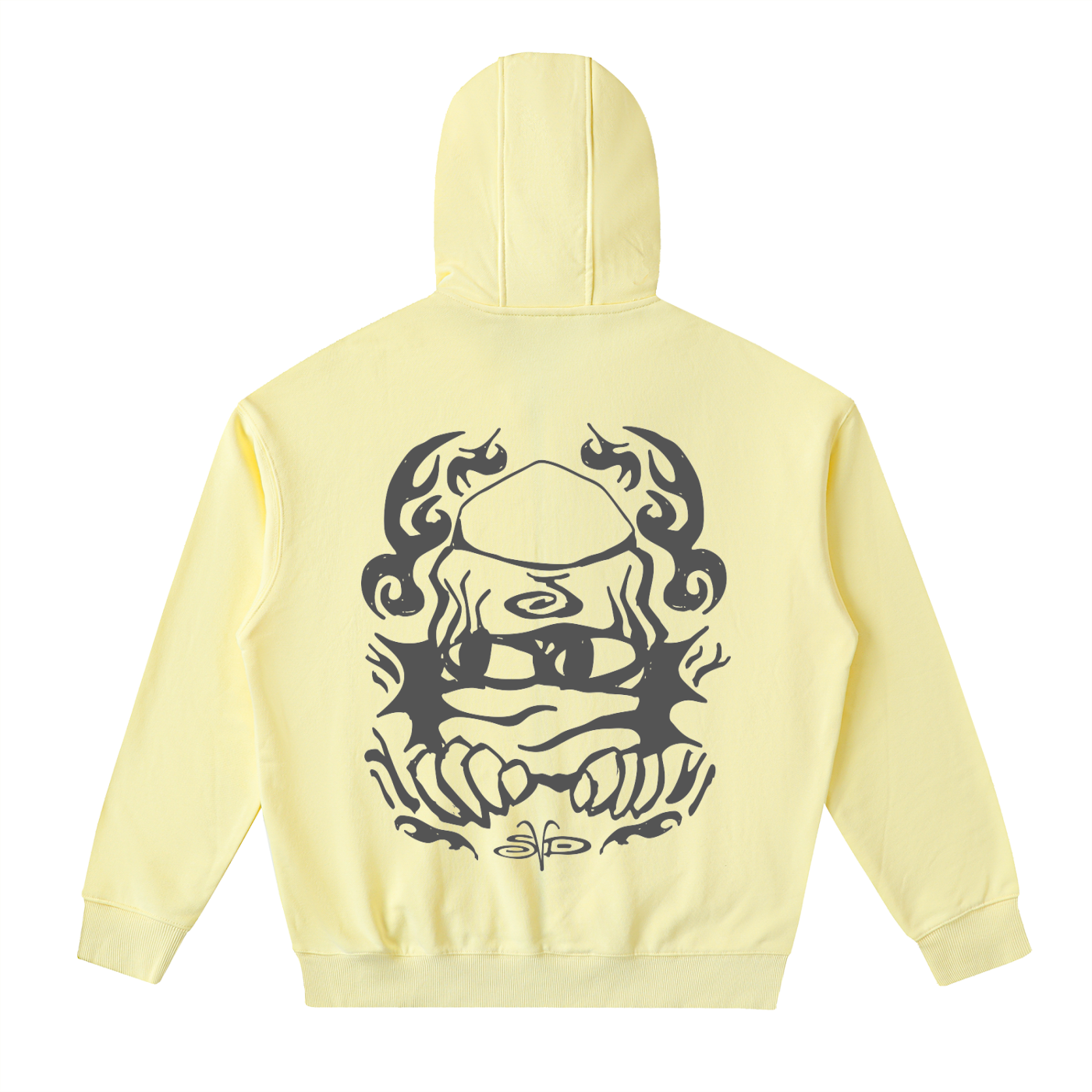 Mysterious Creature Zip Up Hoodie